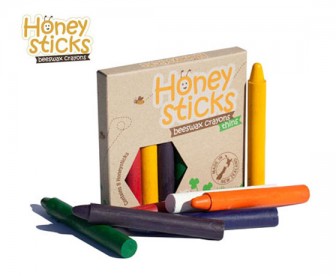 Honey Stick 天然蜂蜡蜡笔 细长款 8色 Honey Stick 天然蜂蜡蜡笔 细长款 8色